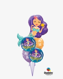 Cartoon Purple Mermaid, HD Png Download, Free Download