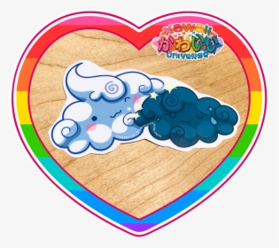 Kawaii Universe Cute Dont Worry Clouds Duo Sticker - Butterflies Kawaii, HD Png Download, Free Download