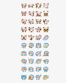 Pandas And Birds Kawaii Stickers, Cute Stickers, Emoji - Korean Cute Stickers Printable, HD Png Download, Free Download
