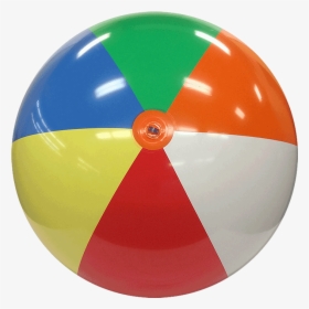 8 Ft Deflated Size Multicolor Beach Ball - Beach Ball Transparent Background, HD Png Download, Free Download
