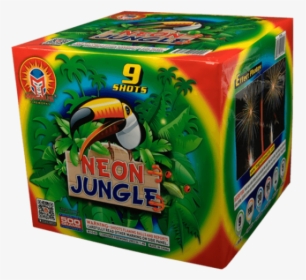 Neon Jungle Magnus Fireworks - Box, HD Png Download, Free Download