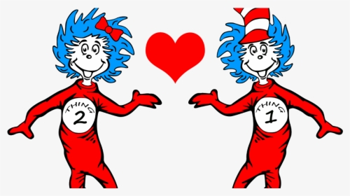 Dr Seuss Characters Thing 2, HD Png Download, Free Download