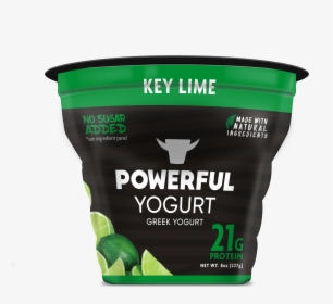 Key Lime Greek Yogurt - Powerful Yogurt Key Lime, HD Png Download, Free Download