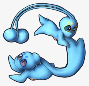 Manaphy And Phione~ - Cartoon, HD Png Download, Free Download