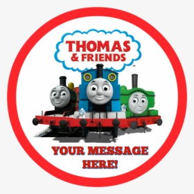 Thomas The Train And Friends Edible Image Cake Topper - Thomas And Friends Png, Transparent Png, Free Download