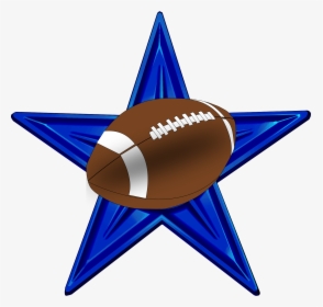 American Football Barnstar Hires Blue - Portable Network Graphics, HD Png Download, Free Download