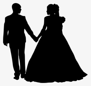 Bride And Groom Silhouette PNG Images, Free Transparent Bride And Groom ...