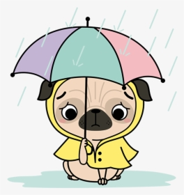 Pugs & Kisses - Pugs Cartoon Png, Transparent Png, Free Download