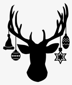 Christmas Deer Head Svg, HD Png Download, Free Download