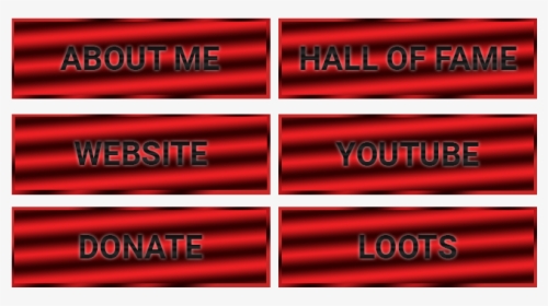 Red Sapphire Twitch Panels - Twitch Donate Panel Red, HD Png Download, Free Download