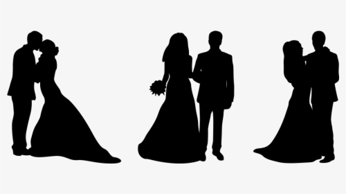 Download Bride And Groom Silhouette Png Images Free Transparent Bride And Groom Silhouette Download Kindpng