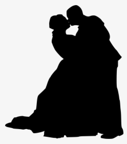 10 Bride And Groom Silhouette - Bride And Groom Dancing Silhouette, HD Png Download, Free Download