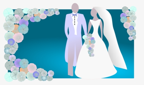 Groom Clipart Clothes - Bride And Groom Animations, HD Png Download, Free Download