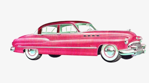 Transparent Cars - Png Pink Vintage Car, Png Download, Free Download