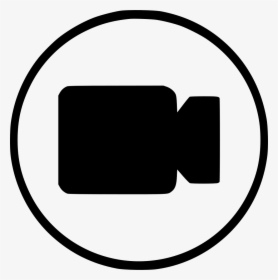 Camera Capture Device Streamline Graphy Comments - White Youtube Logo Circle, HD Png Download, Free Download