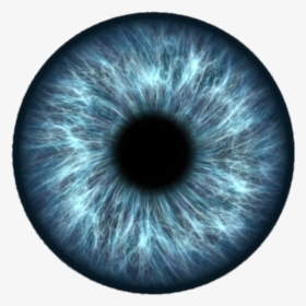 Black, Blue, And Crater Image - Eye Iris Texture, HD Png Download, Free Download