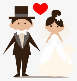 Groom And Bride Png Background Image - Bride And Groom Vector Png, Transparent Png, Free Download