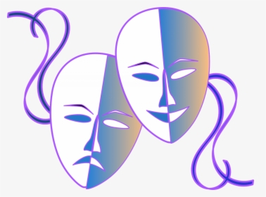 Purple Theatre Masks, HD Png Download, Free Download