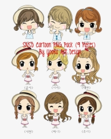 La - Cartoon Snsd, HD Png Download, Free Download