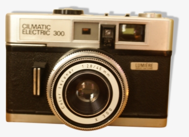 Vintage Camera Light Cilmatic Electric 300 With Leather - Point-and-shoot Camera, HD Png Download, Free Download