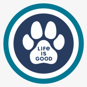 Paw Coin Magnet - Blue Life Is Good Sticker, HD Png Download, Free Download