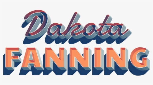 Dakota Fanning 3d Letter Png Name - Graphic Design, Transparent Png, Free Download