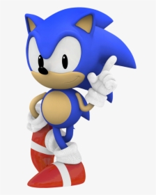 Classic Sonic No Background, HD Png Download, Free Download