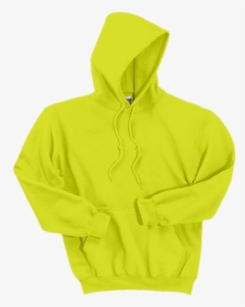 Transparent Sweatshirt Png - Gildan Safety Green Hoodie Png, Png Download, Free Download