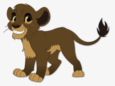 Lion Cub Blake By Blakem15192 - Cute Cartoon Lion Cub, HD Png Download, Free Download