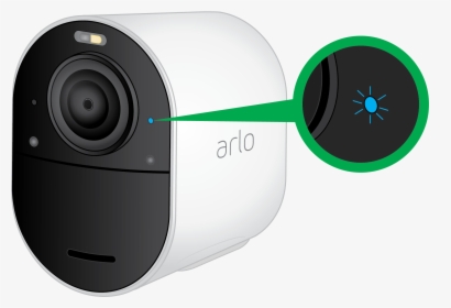 Transparent Camera Flashes Png - Arlo Camera Charging Light, Png Download, Free Download