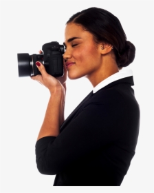 Working Women Png Image - Woman Holding A Camera Png, Transparent Png, Free Download