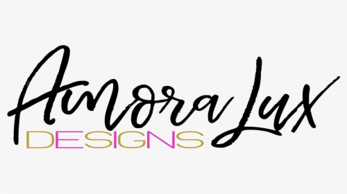 Amora Lux Designs - Calligraphy, HD Png Download, Free Download