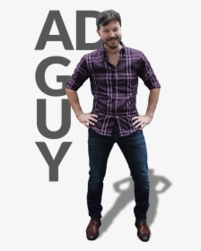 Ad Guy Ad Guy Dave - Plaid, HD Png Download, Free Download