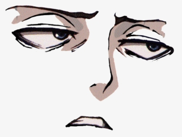 Transparent Disgusted Face Clipart - Transparent Anime Eyes Png, Png Download, Free Download