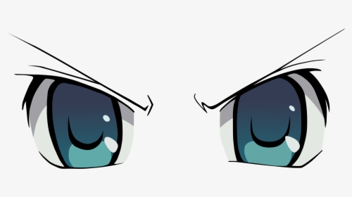 Transparent Anime Eyes Png Transparent - Transparent Angry Eyes Png, Png Download, Free Download