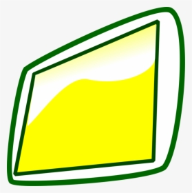 Symbol Description Drawing Tablet Computers Vector - לוגו צהוב עם מסגרת ירוקה, HD Png Download, Free Download