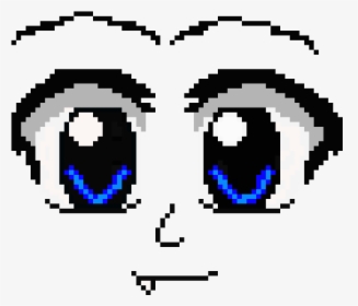 Anime Nose Png - Anime Boy Eyes Pixel, Transparent Png, Free Download