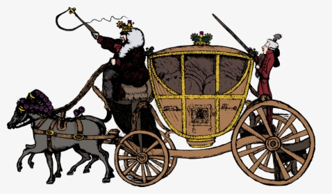 Wagon,chariot,horse Like Mammal - Carriage Fairy Tale, HD Png Download, Free Download