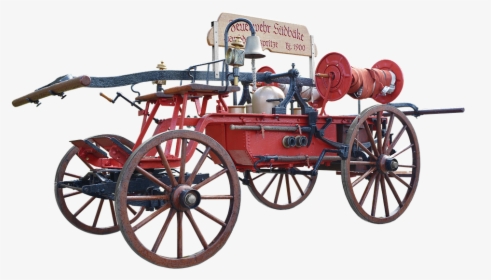 Carriage Png - Camion De Pompier 1900, Transparent Png, Free Download
