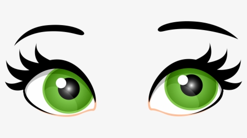 Green Female Eyes Png - Transparent Background Eyes Clipart, Png Download, Free Download