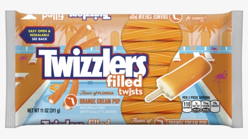 Twizzler Orange Cream Pop, HD Png Download, Free Download