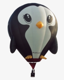 Clip Art Balloonfestival Com Penguins - Fly Penguin Hot Air Balloons, HD Png Download, Free Download