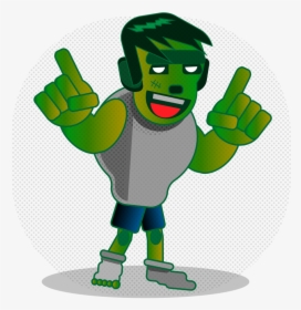Zombie - Cartoon - Cartoon, HD Png Download, Free Download