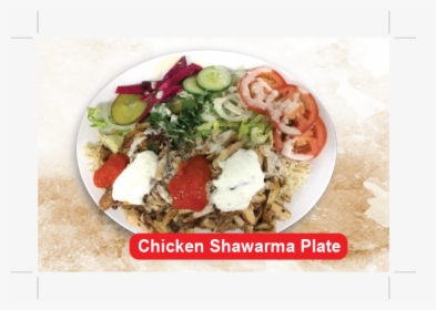 Chicken Shawarma Plate - Taco, HD Png Download, Free Download