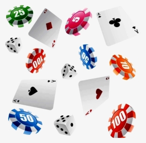 Transparent Dice Icon Png - Poker Card And Token Chip, Png Download, Free Download