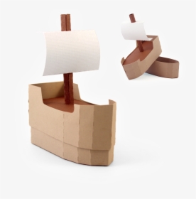 3d Box Boat - Boat Assembly Paper, HD Png Download, Free Download