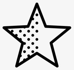 Png Black And White Download Medio Vac A Icono - Vector White Star Png, Transparent Png, Free Download