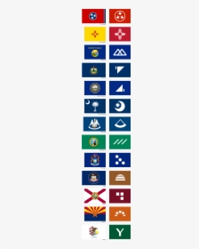 7 Flags Us Plus Icons - Emblem, HD Png Download, Free Download
