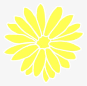 Dahlia Yellow Svg Clip Arts - Différence Entre Paquerette Et Marguerite, HD Png Download, Free Download