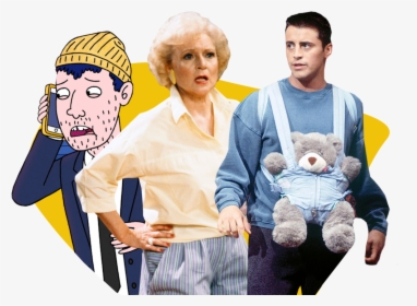 Todd Chavez Rose Nylund Joey Tribbiani - Teddy Bear, HD Png Download, Free Download